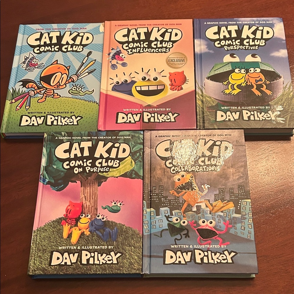 Cat Kid Comic Club Book Set by